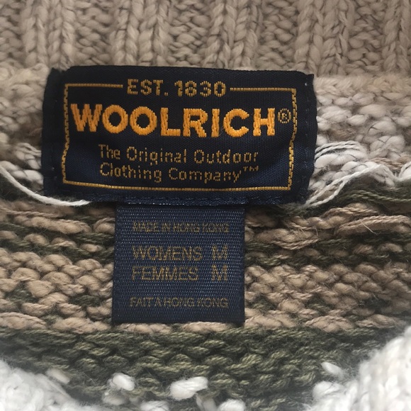 VINTAGE WOOLRICH MOCK NECK SWEATER - Picture 3 of 4
